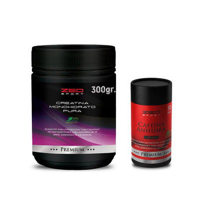 Pack Potencia: Creatina 300g + Cafeína